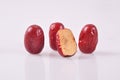 Red jujube--a traditional chinese food Royalty Free Stock Photo